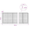 Gabion 5 mm langasta ja 5x5 cm verkosta 1050x30x100 cm
