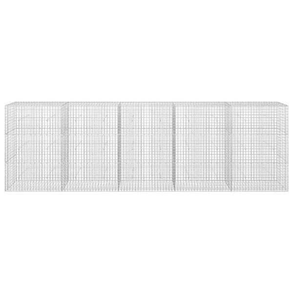 Gabion 5 mm langasta ja 5x5 cm verkosta 500x30x150 cm