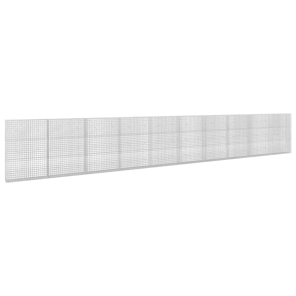 Gabion 5 mm langasta ja 5x5 cm verkosta 950x30x150 cm