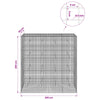 Gabion 5 mm langasta ja 5x5 cm verkosta 200x30x200 cm