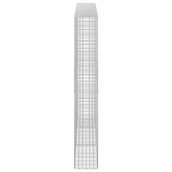 Gabion 5 mm langasta ja 5x5 cm verkosta 250x30x200 cm