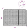 Gabion 5 mm langasta ja 5x5 cm verkosta 300x30x200 cm