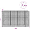 Gabion 5 mm langasta ja 5x5 cm verkosta 350x30x200 cm