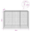 Gabion 5 mm langasta ja 5x5 cm verkosta 150x50x100 cm
