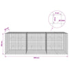 Gabion 5 mm langasta ja 5x5 cm verkosta 300x50x100 cm