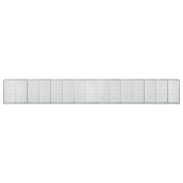 Gabion 5 mm langasta ja 5x5 cm verkosta 750x50x100 cm