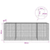 Gabion 5 mm langasta ja 5x5 cm verkosta 400x50x150 cm