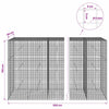 Gabion 5 mm langasta ja 5x5 cm verkosta 650x50x150 cm