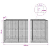 Gabion 5 mm langasta ja 5x5 cm verkosta 1000x50x150 cm