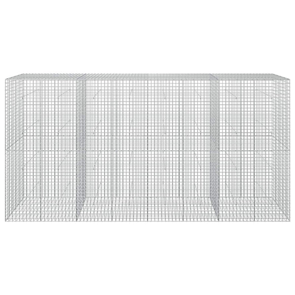 Gabion 5 mm langasta ja 5x5 cm verkosta 400x50x200 cm