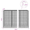 Gabion 5 mm langasta ja 5x5 cm verkosta 700x50x200 cm