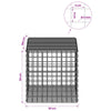 Gabion 5 mm langasta ja 5x5 cm verkosta 50x100x50 cm