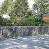 Gabion 5 mm langasta ja 5x5 cm verkosta 250x100x50 cm