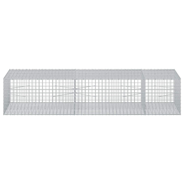Gabion 5 mm langasta ja 5x5 cm verkosta 250x100x50 cm