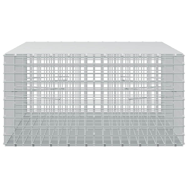 Gabion 5 mm langasta ja 5x5 cm verkosta 250x100x50 cm