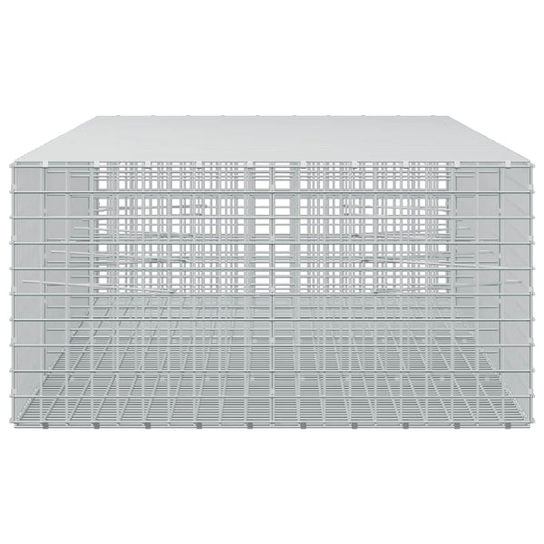 Gabion 5 mm langasta ja 5x5 cm verkosta 350x100x50 cm
