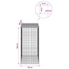 Gabion 5 mm langasta ja 5x5 cm verkosta 50x100x100 cm