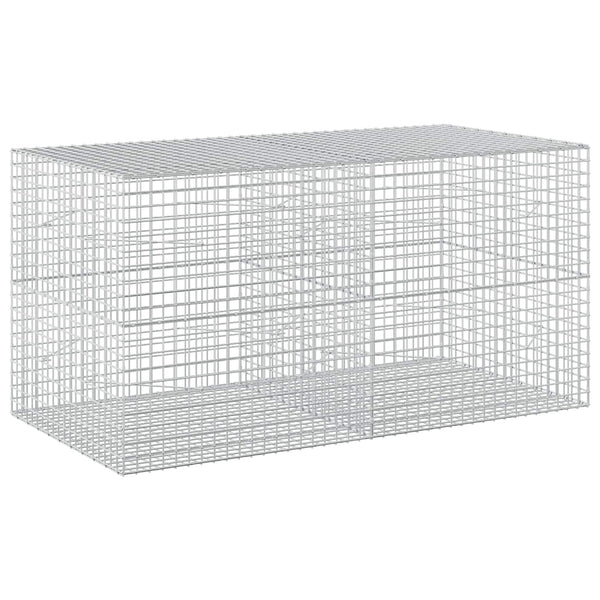 Gabion 5 mm langasta ja 5x5 cm verkosta 200x100x100 cm
