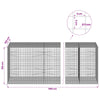 Gabion 5 mm langasta ja 5x5 cm verkosta 550x100x100 cm