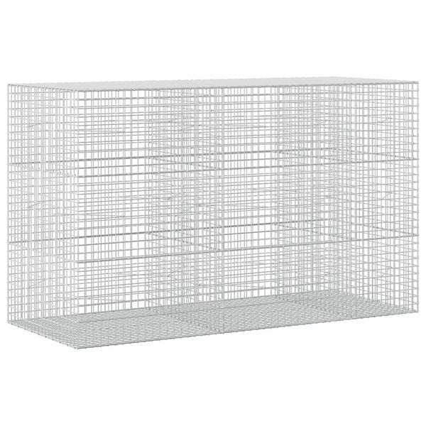 Gabion 5 mm langasta ja 5x5 cm verkosta 250x100x150 cm