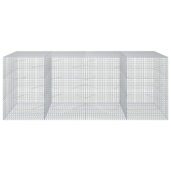 Gabion 5 mm langasta ja 5x5 cm verkosta 400x100x150 cm