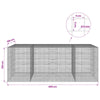 Gabion 5 mm langasta ja 5x5 cm verkosta 400x100x150 cm
