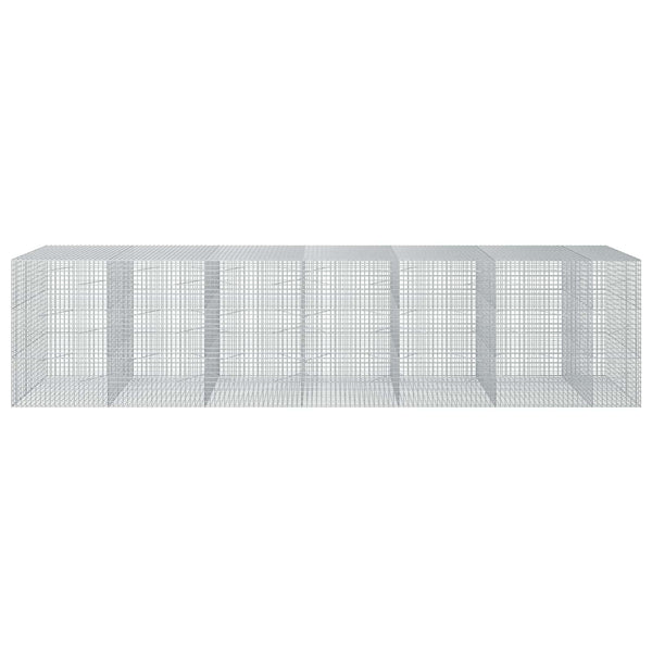 Gabion 5 mm langasta ja 5x5 cm verkosta 650x100x150 cm