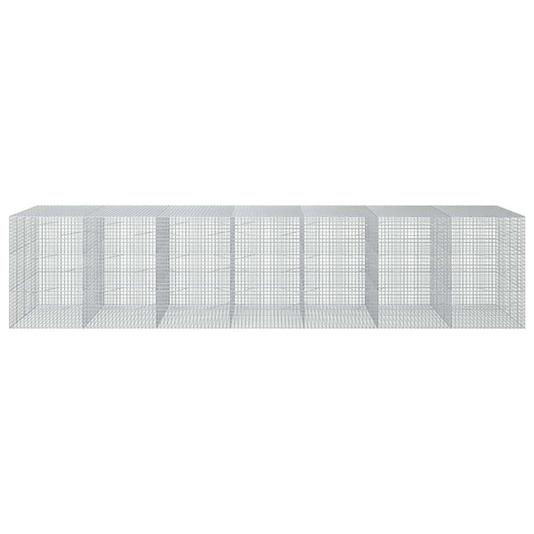 Gabion 5 mm langasta ja 5x5 cm verkosta 700x100x150 cm