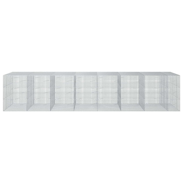 Gabion 5 mm langasta ja 5x5 cm verkosta 750x100x150 cm