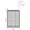 Gabion 5 mm langasta ja 5x5 cm verkosta 150x100x200 cm