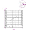 Gabion 5 mm langasta ja 5x10 cm verkosta 50x10x50 cm