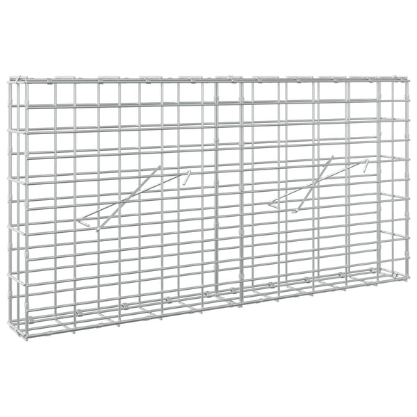 Gabion 5 mm langasta ja 5x10 cm verkosta 100x10x50 cm