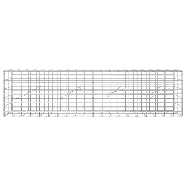 Gabion 5 mm langasta ja 5x10 cm verkosta 200x10x50 cm