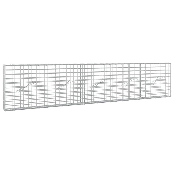Gabion 5 mm langasta ja 5x10 cm verkosta 250x10x50 cm