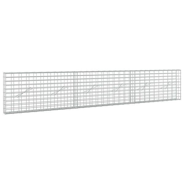 Gabion 5 mm langasta ja 5x10 cm verkosta 300x10x50 cm
