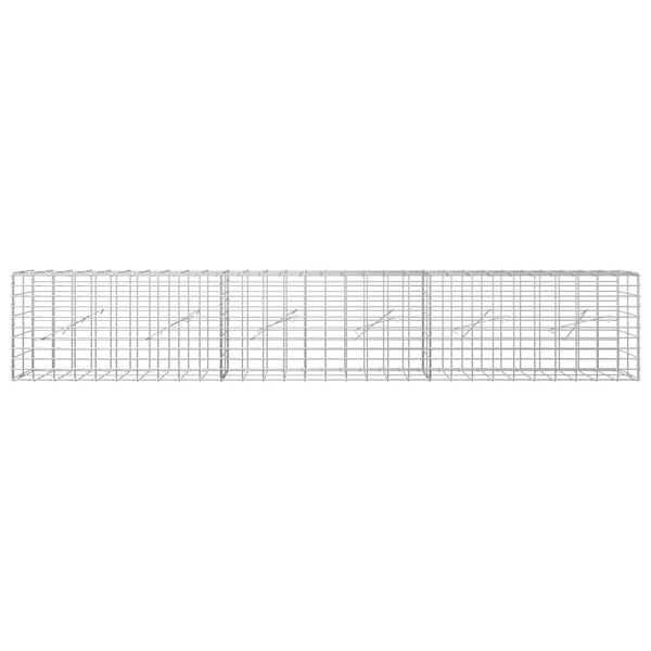 Gabion 5 mm langasta ja 5x10 cm verkosta 300x10x50 cm
