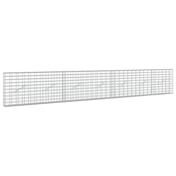 Gabion 5 mm langasta ja 5x10 cm verkosta 350x10x50 cm