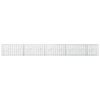 Gabion 5 mm langasta ja 5x10 cm verkosta 450x10x50 cm