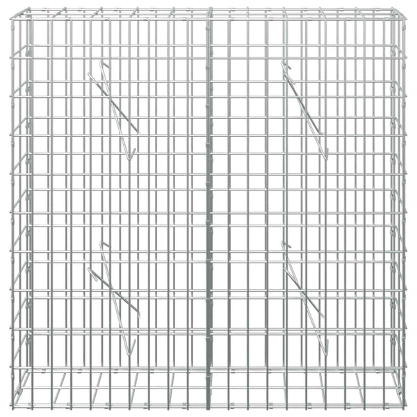 Gabion 5 mm langasta ja 5x10 cm verkosta 100x10x100 cm
