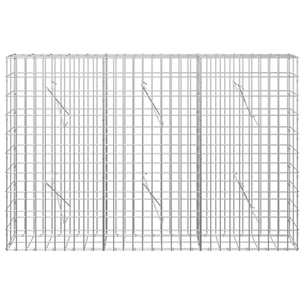 Gabion 5 mm langasta ja 5x10 cm verkosta 150x10x100 cm