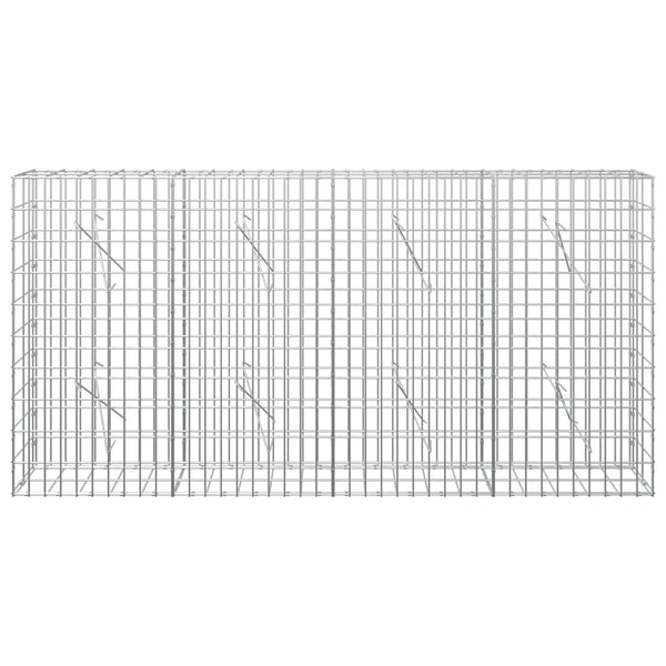 Gabion 5 mm langasta ja 5x10 cm verkosta 200x10x100 cm
