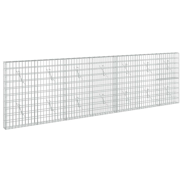 Gabion 5 mm langasta ja 5x10 cm verkosta 350x10x100 cm