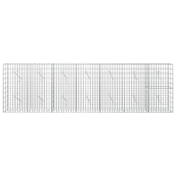 Gabion 5 mm langasta ja 5x10 cm verkosta 350x10x100 cm