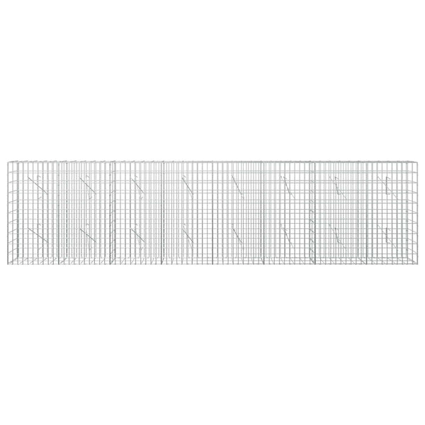 Gabion 5 mm langasta ja 5x10 cm verkosta 400x10x100 cm