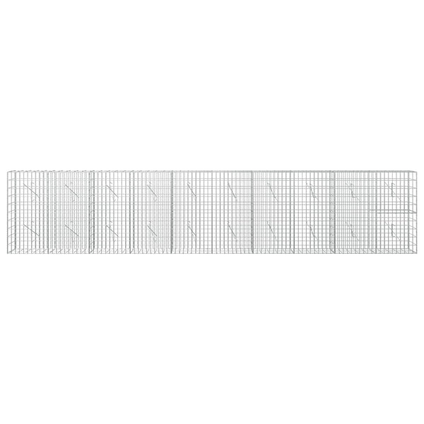 Gabion 5 mm langasta ja 5x10 cm verkosta 500x10x100 cm