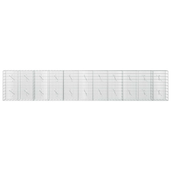 Gabion 5 mm langasta ja 5x10 cm verkosta 550x10x100 cm