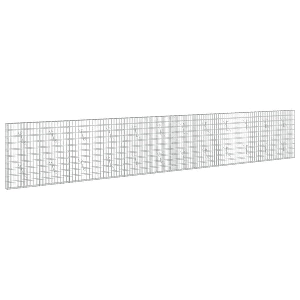 Gabion 5 mm langasta ja 5x10 cm verkosta 600x10x100 cm