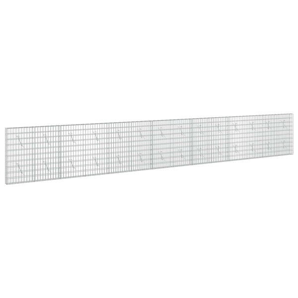 Gabion 5 mm langasta ja 5x10 cm verkosta 700x10x100 cm