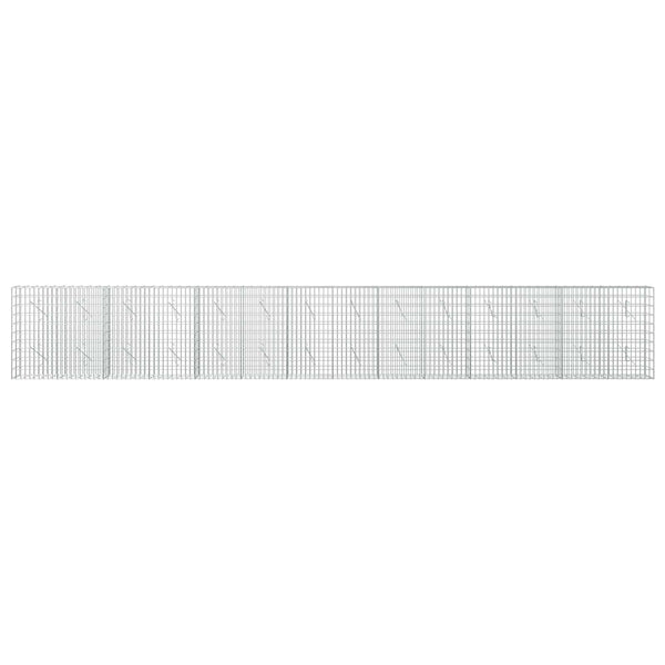 Gabion 5 mm langasta ja 5x10 cm verkosta 700x10x100 cm