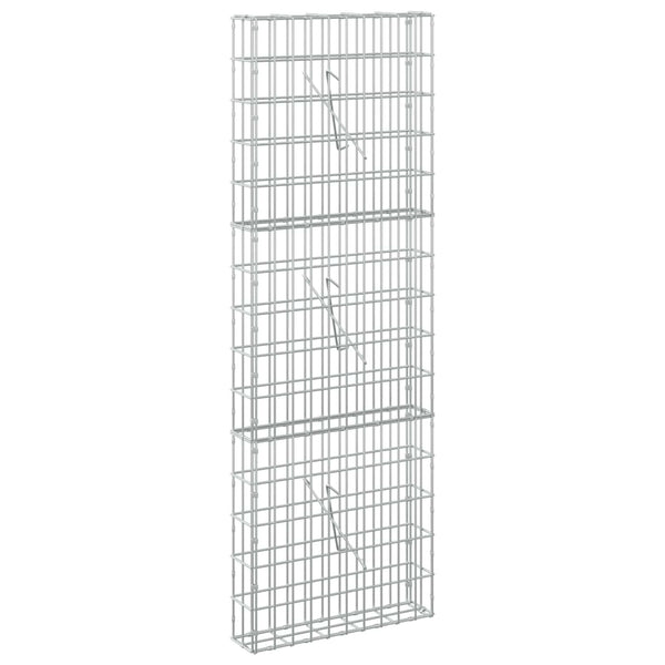 Gabion 5 mm langasta ja 5x10 cm verkosta 50x10x150 cm